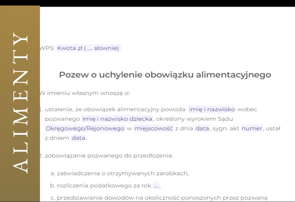 Zniesienie uchylenie obowiązku alimentacyjnego